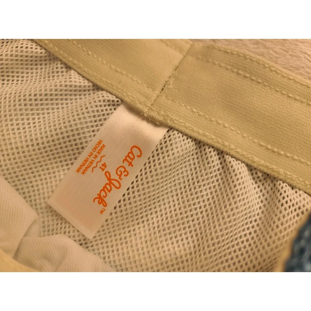 Cat & Jack Toddler Boys Blue Peach Ombre Striped Swim Trunks UPF 50+ 4T